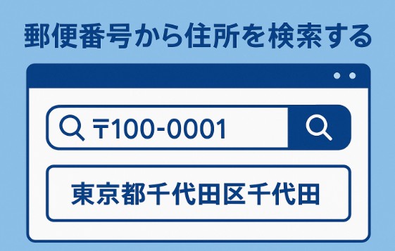 【保存版】郵便番号から住所を検索する簡単な方法とおすすめツール
