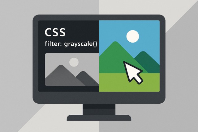 CSSで画像や要素をモノクロにする方法【初心者向け解説】