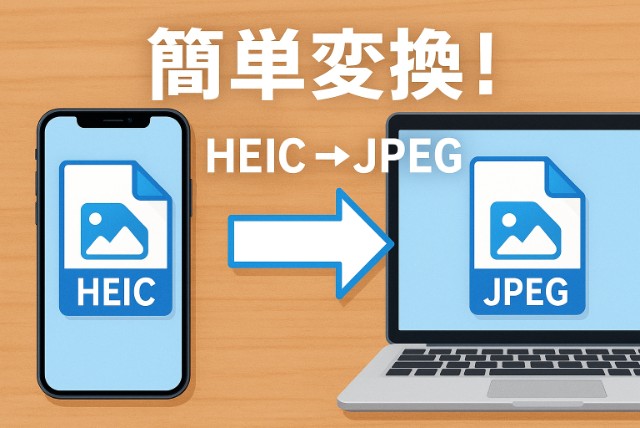 HEICをJPEGに変換する簡単な方法【iPhone写真をPCで扱いやすくする】