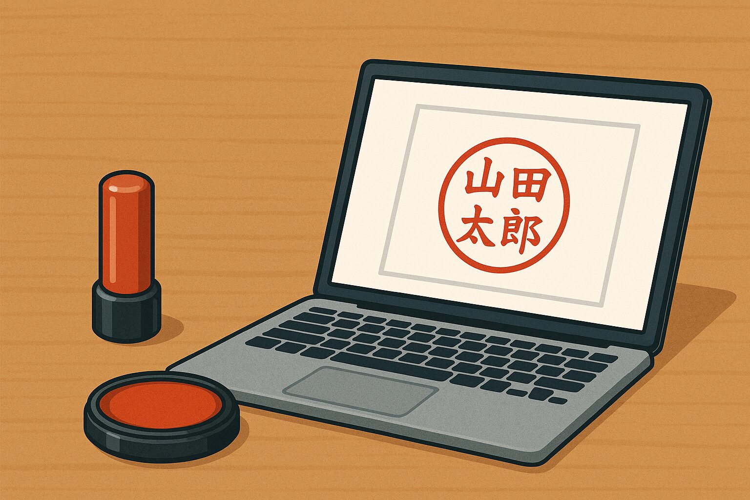 電子印鑑の作り方を解説｜無料で簡単に作る方法とビジネスで使える実例