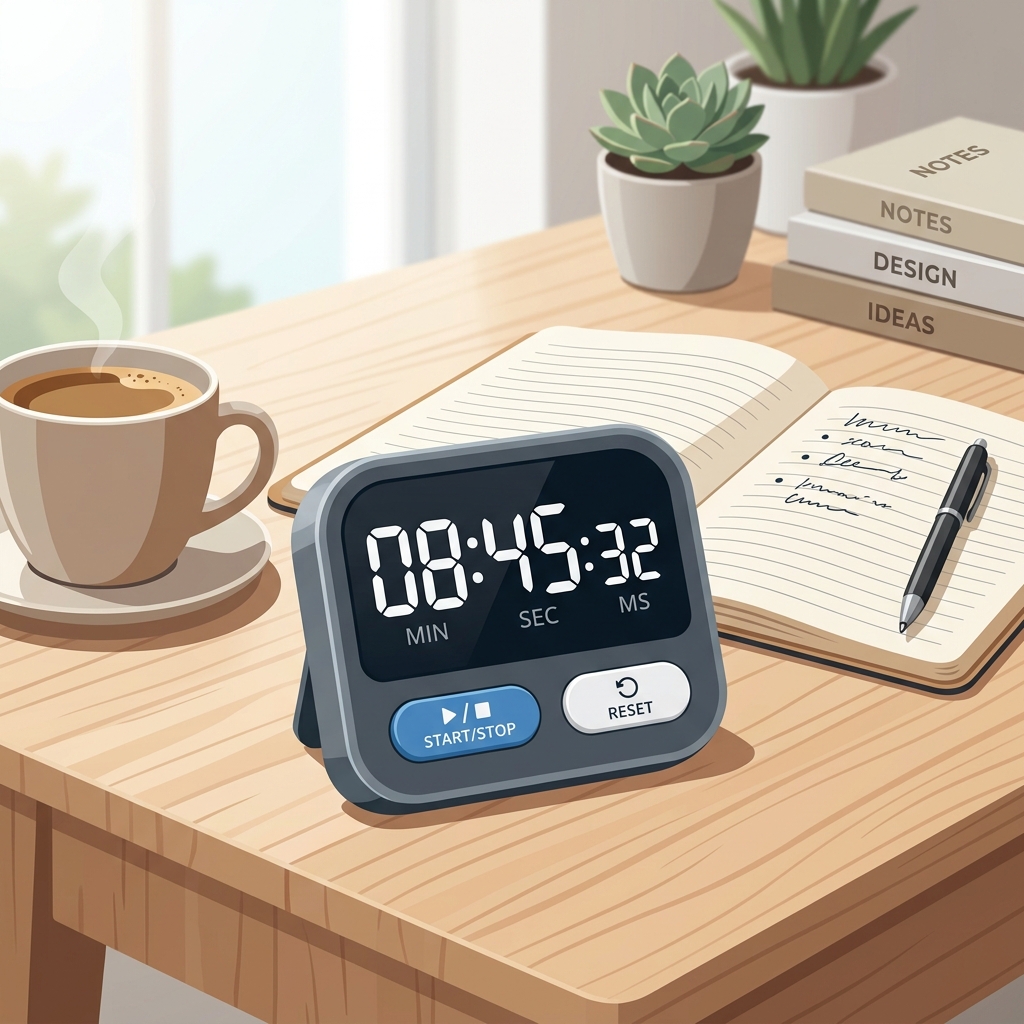 ブラウザで使えるシンプルなオンラインタイマー｜勉強や仕事の効率化に